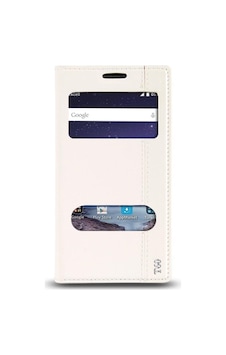 T50 İle Uyumlu Magnum Mıknatıslı Pencereli Kılıf Beyaz T50 İle Uyumlu Magnum Mıknatıslı Pencereli Kılıf Beyaz