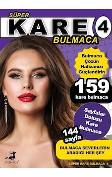 Süper Kare Bulmaca - 4 - Bertan Kodamanoğlu - Olimpos Yayınları Süper Kare Bulmaca - 4 - Bertan Kodamanoğlu - Olimpos Yayınları