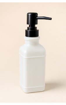 Aura Cam Sıvı Sabunluk 400 Ml Siyah Pompalı Modern Dekoratif Banyo Ve Mutfak Dispenseri - 19,5 Cm X 6 Cm X 6 Cm Beyaz Aura Cam Sıvı Sabunluk 400 Ml Siyah Pompalı Modern Dekoratif Banyo Ve Mutfak Dispenseri - 19,5 Cm X 6 Cm X 6 Cm Beyaz