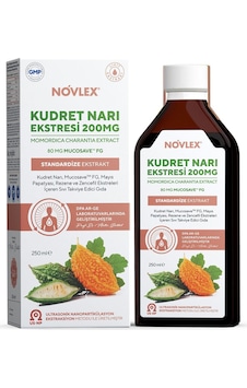 Novlex Kudret Narı Eki ve Mucosave Fg Sıvı Takviye Edici Gıda 250 ML