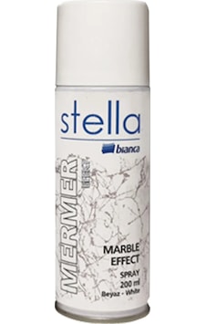 Stella Mermer Efekti Sprey 200ml Beyaz Stella Mermer Efekti Sprey 200ml Beyaz