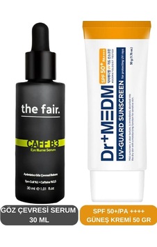 the fair. Caff-B3 Göz Çevresi Bakım Kremi 30 ML + Dermal Dr+Medm SPF50+ Yüksek Koruma Güneş Kremi 50 ML