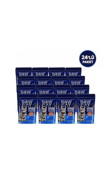 Daw Cat Somonlu Kısırlaştırılmış Kedi Yaş Maması 85 G 24 Adet Jöle İçerisinde Tam Ve Dengeli Besleyici Mama Daw Cat Somonlu Kısırlaştırılmış Kedi Yaş Maması 85 G 24 Adet Jöle İçerisinde Tam Ve Dengeli Besleyici Mama