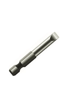 LEO SL 5.5x0.8 50mm ¼’’ S2 Kalite Mıknatıslı Bits Düz Matkap Ucu Tornavida Ucu 25 Adet