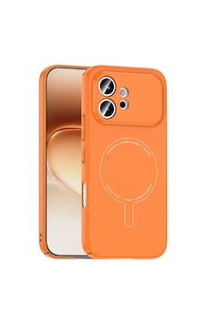 Maks Technology Honor 600 5g Kılıf M-safe Şarj Özellikli Kamera Korumalı Mkst Elio Sert Pc Kapak - Turuncu Maks Technology Honor 600 5g Kılıf M-safe Şarj Özellikli Kamera Korumalı Mkst Elio Sert Pc Kapak - Turuncu