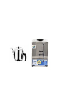 Platin 10 Litre Elektrikli Pleytsiz Çay Kazanı & Kahveci Kazanı & Kahve Ve Çay Ocağı Inox-demlik li