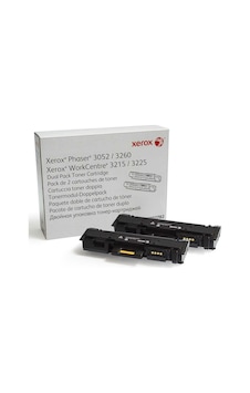 Xerox 106r02782 Siyah 2'li Toner Kartuşu 2x3000 Sayfa,xerox Phaser 3052/3260-wc3215/3225 Xerox 106r02782 Siyah 2'li Toner Kartuşu 2x3000 Sayfa,xerox Phaser 3052/3260-wc3215/3225