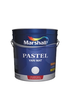 Marshall Pastel Yarımat Sentetik Boya Beyaz 0.75 Lt. Marshall Pastel Yarımat Sentetik Boya Beyaz 0.75 Lt.