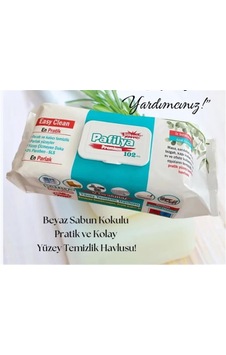 Pafilya Beyaz Sabun Yüzey Temizlik Havlusu 102 Li Easy Clean Karbonat & Sirkeli İz Bırakmaz Pafilya Beyaz Sabun Yüzey Temizlik Havlusu 102 Li Easy Clean Karbonat & Sirkeli İz Bırakmaz