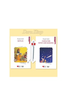 Charlie'nin Büyük Cam Asansörü - Matilda, Roald Dahl 2 Kitap , Caprice B112 Kalem Hediye Charlie'nin Büyük Cam Asansörü - Matilda, Roald Dahl 2 Kitap , Caprice B112 Kalem Hediye