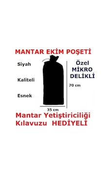 Istiridye ve Kültür Kompost Poşeti Siyah 25 Adet N11.1535