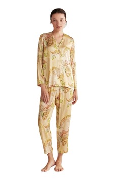 Bsm Kadın Lüx Pijama Takımı Sarı Bsm Kadın Lüx Pijama Takımı Sarı