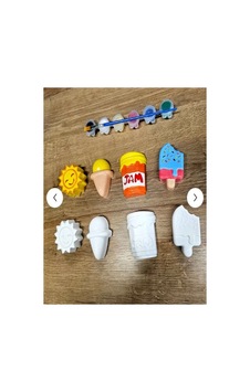 Eğitici Etkinlik Taş Boyama Seti Yaz Neşesi 1 İki Boyutlu 7 Cm 8 Adet Eğitici Etkinlik Taş Boyama Seti Yaz Neşesi 1 İki Boyutlu 7 Cm 8 Adet