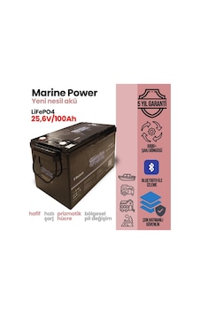Marine Power 24v 100ah Lityum Lifepo4 Akü