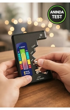 Evrensel Mini Pil Test Cihazı Pil Doluluk Seviyesi Ölçer Ve Pil Durum Kontrol Aparatı Lisinya Evrensel Mini Pil Test Cihazı Pil Doluluk Seviyesi Ölçer Ve Pil Durum Kontrol Aparatı Lisinya