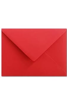 Oyal Davetiye Zarfı 13x18 Kırmızı 80gr 25'li