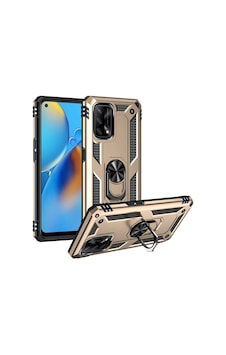 Oppo A74 4g Kılıf Zore Vega Kapak Gold Oppo A74 4g Kılıf Zore Vega Kapak Gold