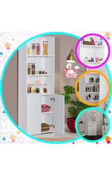 Modilayn Pera 5 Raflı Kapaklı Kitaplık, Kütüphane Ofis Dosya Evrak Kiler Düzenleyici Raflı Dolap Modilayn Pera 5 Raflı Kapaklı Kitaplık, Kütüphane Ofis Dosya Evrak Kiler Düzenleyici Raflı Dolap