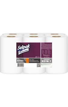 Selpak Professional Extra Sensörlü Dispenser Rulo 6'lı Havlu 21 CM – 85 M Selpak Professional Extra Sensörlü Dispenser Rulo 6'lı Havlu 21 CM – 85 M