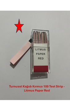 Turnusol Test Kağıdı Kırmızı 100 Test - Turnusol Kağıdı Kırmızı Turnusol Test Kağıdı Kırmızı 100 Test - Turnusol Kağıdı Kırmızı