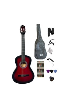 4/4 Tam Boy Kırmızı Klasik Gitar Akort Cihazı Kılıf Kapo Askı Pena Sticker Çevirici 4/4 Tam Boy Kırmızı Klasik Gitar Akort Cihazı Kılıf Kapo Askı Pena Sticker Çevirici