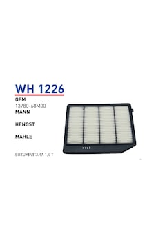 WUNDER WH1226 HAVA FİLTRESİ - SUZUKi ViTARA 1,4 T
