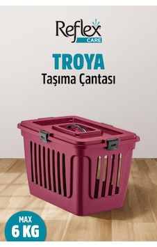 Reflex Care Troya Kedi Ve Köpek Taşıma Çantası Mor 49,5 X 33,5 X 33 Cm