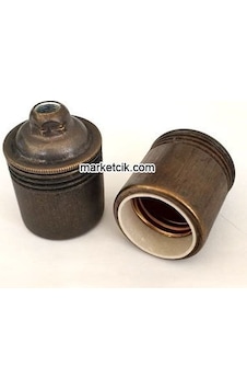 Marketcik Düz Eskitme Metal E27 Duy Dekoratif Avize Duylar Marketcik Düz Eskitme Metal E27 Duy Dekoratif Avize Duylar