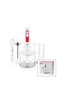 Turbo El Blender Seti Doğrayıcı- Mikser- Blender 2 Kademe Hız 600ml Hazne - 700ml Ölçü Kabı Shb-3100