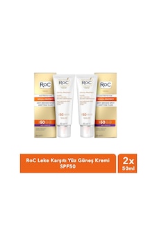 Leke Karşıtı Yüz Güneş Kremi Spf50 50 Ml X2