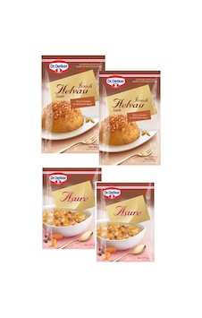 Dr. Oetker Aşure 2 Paket + İrmik Helvası 2 Paket Dr. Oetker Aşure 2 Paket + İrmik Helvası 2 Paket
