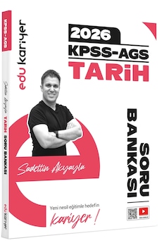 Edu Kariyer Sadettin Akyayla 2026 Kpss-ags Tarih Video Çözümlü Soru Bankası Edu Kariyer Sadettin Akyayla 2026 Kpss-ags Tarih Video Çözümlü Soru Bankası