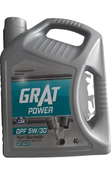 Grat Power Dpf 5W-30 Partiküllü Tam Sentetik Motor Yağı 4 L