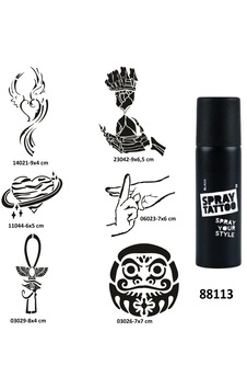 Mistik Zaman Spray Tattoo Geçici Dövme Yapma Seti Sprey Dövme Kiti Mistik Zaman Spray Tattoo Geçici Dövme Yapma Seti Sprey Dövme Kiti