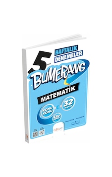 Günay Yayınları 5. Sınıf BUMERANG Matematik 32 Haftalık Deneme Günay Yayınları 5. Sınıf BUMERANG Matematik 32 Haftalık Deneme