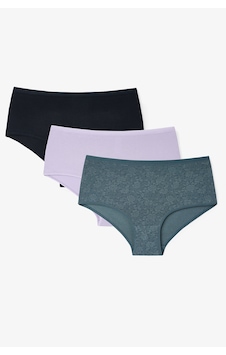 Penti Renkli Pure Feel 3'lü Pamuklu Yüksek Bel Slip Külot Penti Renkli Pure Feel 3'lü Pamuklu Yüksek Bel Slip Külot