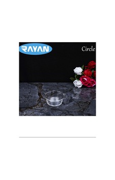 Circle Tekli Yuvarlak Cam Kahvaltılık Royaleks-81474 Şeffaf