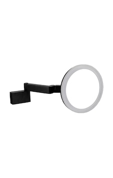 Banyo Makyaj Aynası, Ledli Gün Işığı , Çift Kollu, 3x Büyüteçli - Mat Siyah Krom Banyo Makyaj Aynası, Ledli Gün Işığı , Çift Kollu, 3x Büyüteçli - Mat Siyah Krom