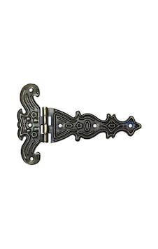 Dekoratif, Sac Tek Kuyruklu Menteşe - 69x102 Mm, Büyük, Antik, 1 Adet Düz Renkli Dekoratif, Sac Tek Kuyruklu Menteşe - 69x102 Mm, Büyük, Antik, 1 Adet Düz Renkli