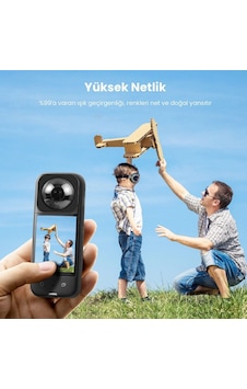 Puluz Insta360 X3 Lens Koruyucu Optik Cam Puluz Insta360 X3 Lens Koruyucu Optik Cam