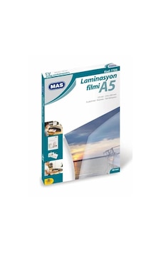 Mas Laminasyon Filmi 125 Mic A5 100 Lü Mas Laminasyon Filmi 125 Mic A5 100 Lü