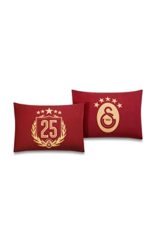 Taç Gs Yastık Kılıfı 25. Şampiyonluk Kırmızı