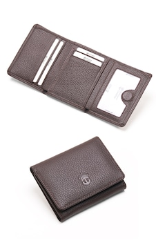 Ancora Leather Hakiki Deri Gizli Mıknatıslı Ünisex Cüzdan-46200 Kahve Ancora Leather Hakiki Deri Gizli Mıknatıslı Ünisex Cüzdan-46200 Kahve