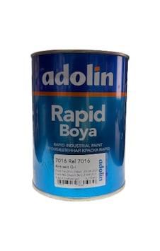Adolin Rapid Endüstriyel Ral 7016 Antrasit Gri Boya Adolin Rapid Endüstriyel Ral 7016 Antrasit Gri Boya