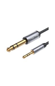 Veggieg 3.5mm To 6.35mm Stereo Trs Enstrüman Amfi Aux Ses Kablosu Veggieg 3.5mm To 6.35mm Stereo Trs Enstrüman Amfi Aux Ses Kablosu