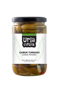 4 Adet Urla Çiftlik Çubuk Turşu 660 G