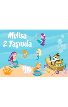 Deniz Altı Temalı Doğum Günü Afişi 70x100 Cm Deniz Altı Temalı Doğum Günü Afişi 70x100 Cm