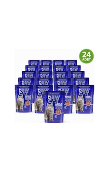 Daw Cat Somonlu Parça Etli Jöleli Yetişkin Kedi Yaş Maması 85 Gr 24 Adet Daw Cat Somonlu Parça Etli Jöleli Yetişkin Kedi Yaş Maması 85 Gr 24 Adet