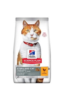 Hill's Sterilised Tavuklu Kısırlaştırılmış Yetişkin Kedi Maması 15 KG