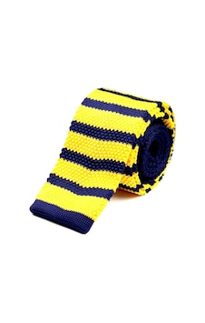Ocean Pole Örgü Kravat Tt20 Sarı Lacivert Ocean Pole Örgü Kravat Tt20 Sarı Lacivert